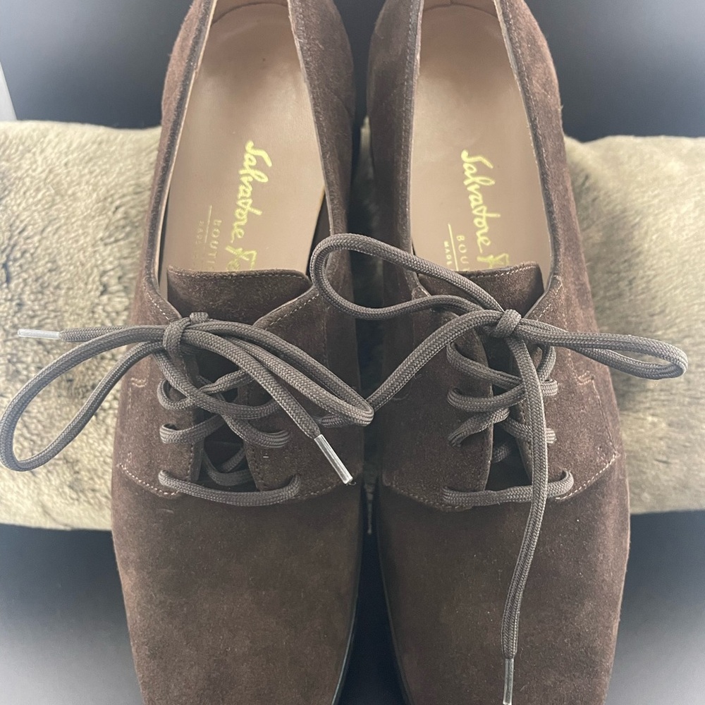 NWOT Salvatore Ferragamo Suede shoes for women - Picture 12 of 14